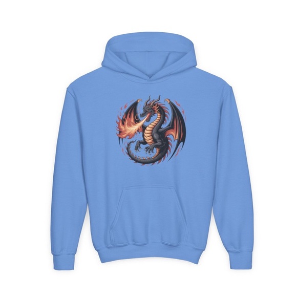 Blue Dragon Graphic Men's Hoodie